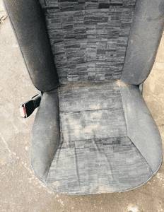 Fotel przedni lewy kierowcy materiał LAND ROVER DISCOVERY 2 II 3