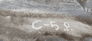 Wózek sanki belka przód przednia Citroen C5 III 9661332680 7