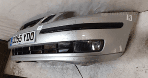 Zderzak przód przedni do saab 9-3 halogeny srebrny 2