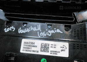 Wyświetlacz radia panel klimatyzacji opel insignia a lift 26202393 26202384 4