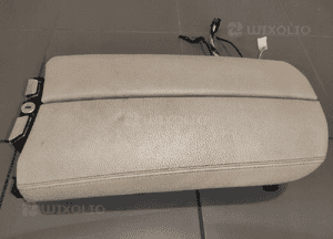 Bmw 7 F01 F02 podłokietnik schowek telefon beżowy skóra stan db 4