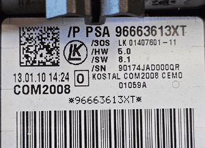Peugeot 3008 5008 przełącznik zespolony swiatel wycieraczek 96663613XT 96667318XT 966667320XT 2
