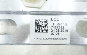Stelaż drzwi prawy tył bmw I3 7427332 6