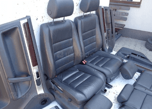 FOTELE SIEDZENIA SKÓRA GRZANE VW TOUAREG 7L I 7