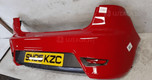 Zderzak TYŁ TYLNY Ibiza Cupra Sport Kompletny czerwony LS3H 3
