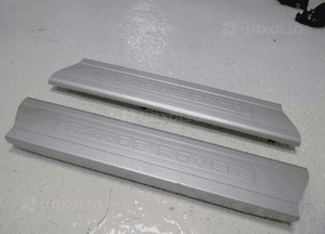 Range rover sport L494 vogue L405 listwa progowa nakładka srebrna logowana lewa prawa przód komplet oryginał 3