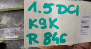 DACIA LODGY silnik 1.5 DCI K9K 846 2012-2022 7