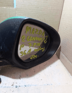 Lusterko prawe prawy prawa  36A zielony zielone 7 pin mazda 2 generacja 2 2