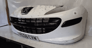 Zderzak przód przedni do peugeot 207 ewpa biały 3