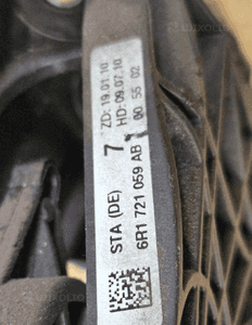 Seat Ibiza 6J IV 1.9 TDI pedał sprzęgła hamulca 6R1721059H ; 6R1721058 7