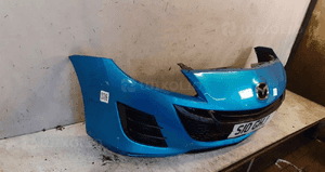 Zderzak przód przedni mazda 3 iii bl 09-12r. 38J niebieski błękitny 4
