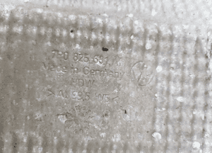 Osłona termiczna Porsche Vw 7P0825681 3