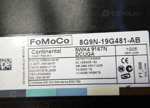 JAGUAR XF X250 MODUŁ STEROWNIK KOMFORTU 5