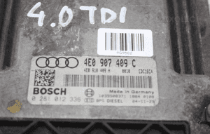 Sterownik silnika moduł ECU komputer 4.0 TDI AUDI A8 II D3 2002-2009 4E0907409C 2