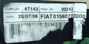 Alfa Romeo 159 przełącznik zespolony pod kierownicę taśma 7