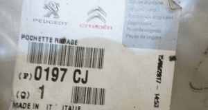 Peugeot citroen zestaw uszczelek głowicy 0197CJ oem 5
