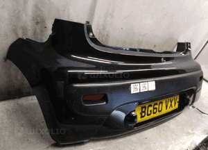 ^ ZDERZAK TYŁ TYLNY CITROEN C1 PEUGEOT 107 EXLD EXL CZARNY 4