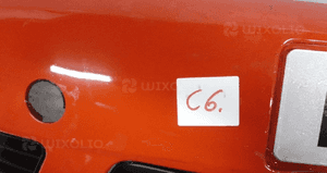 Zderzak przód przedni do ford fiesta MK6 K2 czerwony halogeny 2