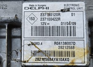 Renault Megane III 3 1.5 DCI komputer sterownik silnika 2