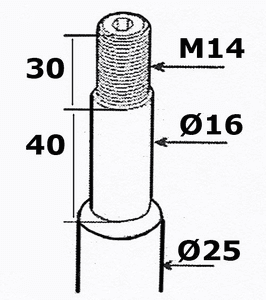 Amortyzatory Sportowe PRZEDNIE BMW E34 M14 / D16 3