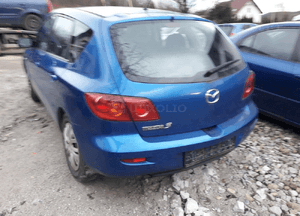 Mazda 3 BK 03-09 HB Zderzak  tylny tył w kolor 27b  lampa szyba 6