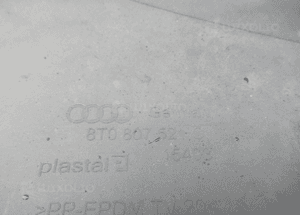 Dokładka tylna dyfuzor tylny zderzaka audi A5 8T s-line 2007-2011 7