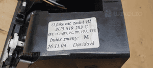 Kratka nawiewu powietrza tył tylna Skoda Superb 3U0819203 3U0819203C 8