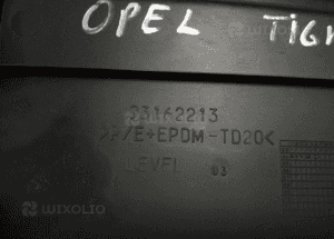 Listwa osłona zaślepka podsufitki Opel Tigra B II 93162213 9