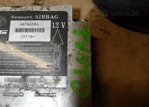 Zaślepka konsoli poduszki pasy AIRBAG zestaw naprawczy Fiat Punto II 9