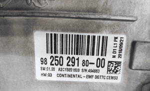 Ekran wyświetlacz radia nawigacji peugeot 208 i 9825029180 2015-2019 lift 5