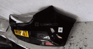 Zderzak tył tylny do mazda 2 ii de TS2 3D ciemny fiolet 2