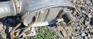 Bmw X3 F25 tłumik wydech 8578304 i 10