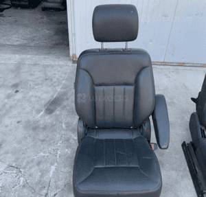 MERCEDES R 251  fotel fotele tylne skora +  alcantara czarna skóra idealne 8