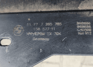 Bmw F20 prog nakładka progowa listwa 7285785 lak 475 black sapphire lewa 6
