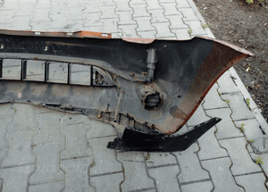 Nissan Murano I Z50 zderzak przod przedni spryskiwacz 4