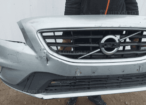Volvo V40 ii r-design zderzak przód przedni kompletny xenon spryski 6