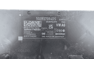 MODUŁ STEROWNIK BCM KOMFORTU VOLKSWAGEN SKODA 5Q0937084DS 6