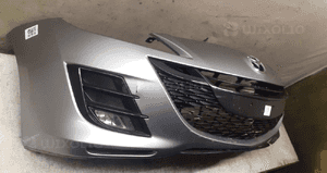 Zderzak przód przedni mazda 3 iii bl 38R szary halogeny 4