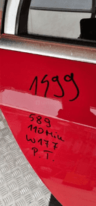 Mercedes W177 drzwi prawy tył 110 mic kolor 589 14