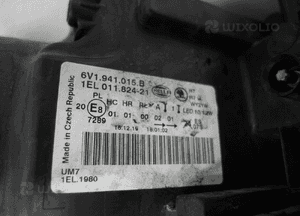 Skoda fabia iii 3 6V1 soczewka led cała lampa przednia lewa 11