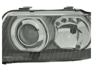 LAMPY REFLEKTORY Do AUDI Od 2000 Do 2003 Roku BLACK DEPO 4