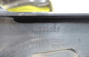 Volvo XC90 ii lift 2019- spoiler dokładka listwa zderzaka przód 31663527 10