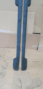 Relingi dachowe komplet prawy lewy Dacia Logan I 6