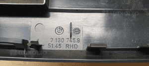 Osłona zaślepka deski konsoli BMW 3 E90 7130745 4