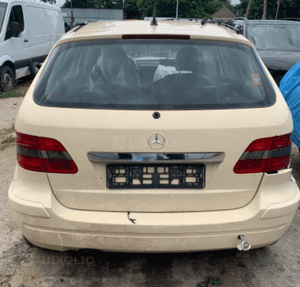 MERCEDES B 245 klapa tylna szyba lampy srebrna bezowa szara siłownik zamek klapy 2
