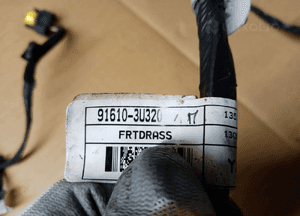 Wiązka instalacja drzwi lewy przód Kia Sportage III 91610-3U320 6