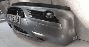 Zderzak przód przedni do opel corsa d halogeny Z163 szary 4