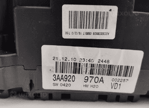 Licznik zegary prędkościomierz vw passat B7 2.0 tdi 3AA920970A uk 2