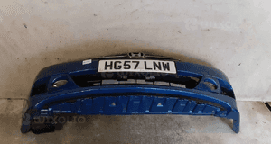 Zderzak przód przedni do honda accord vii 7 lift fl niebieski błękitny spryskiwacze lamp xenon halogeny 1