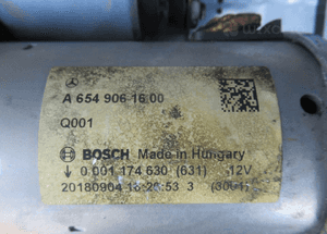 ROZRUSZNIK E-KLASA W213 2.0 CDI A6549061600 BOSCH 5